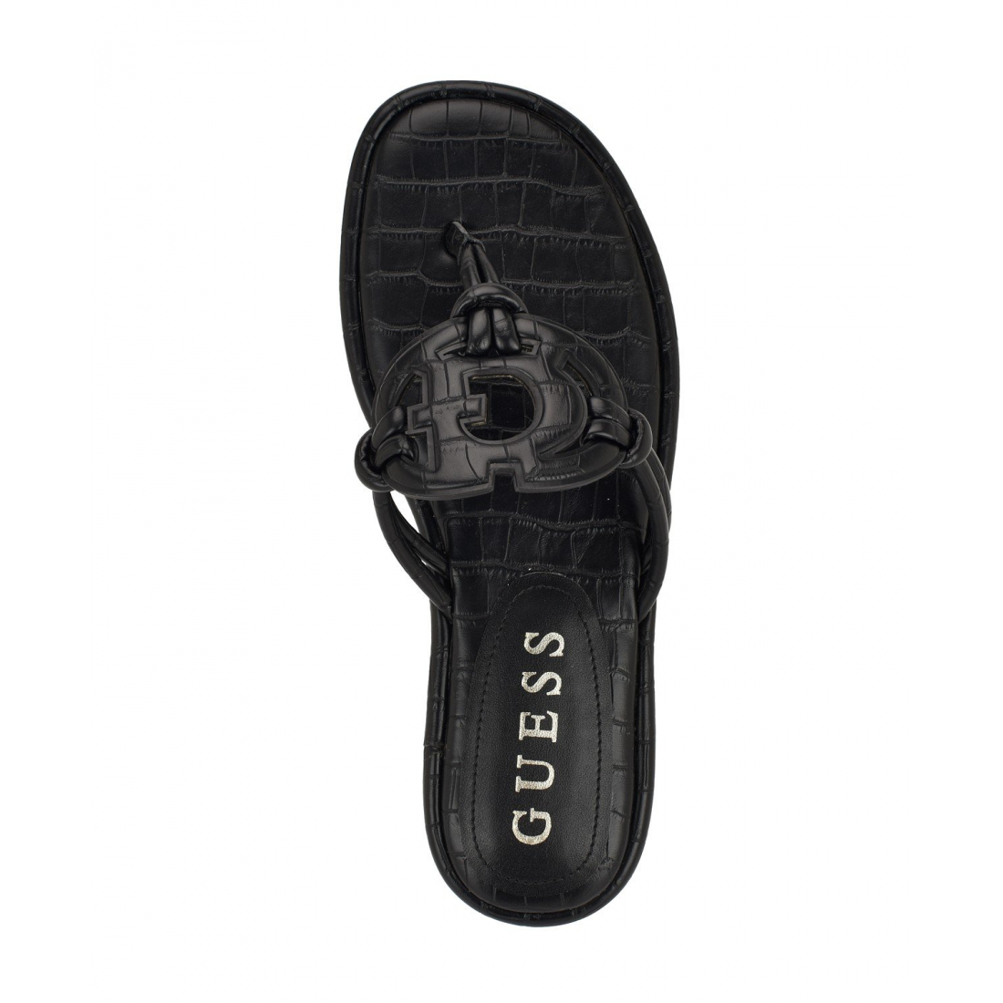 Women's 'Saime Embellished G Cutout Flat' Thong Sandals