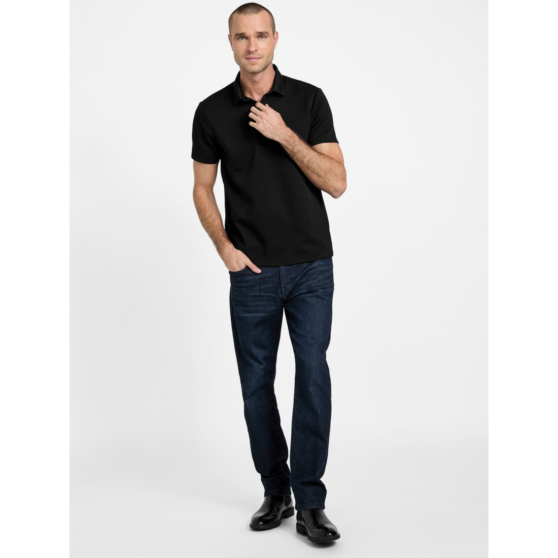 'Jonathan Textured Polo' pour Hommes