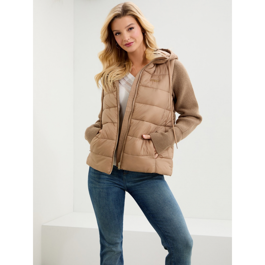 'Stephany Hooded Puffer Jacket' pour Femmes