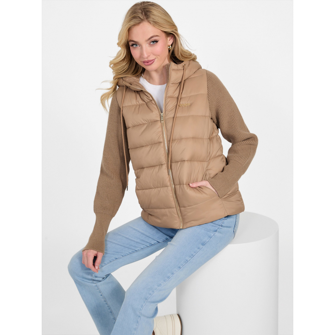 'Stephany Hooded Puffer Jacket' pour Femmes