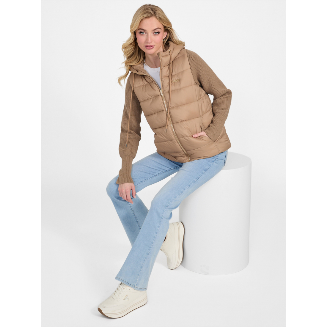 'Stephany Hooded Puffer Jacket' pour Femmes