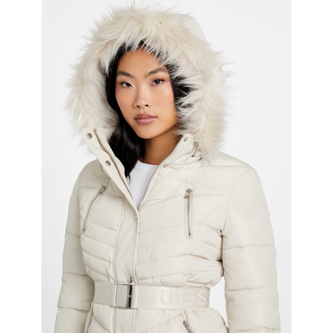 'Stevie Hooded Puffer Coat' pour Femmes