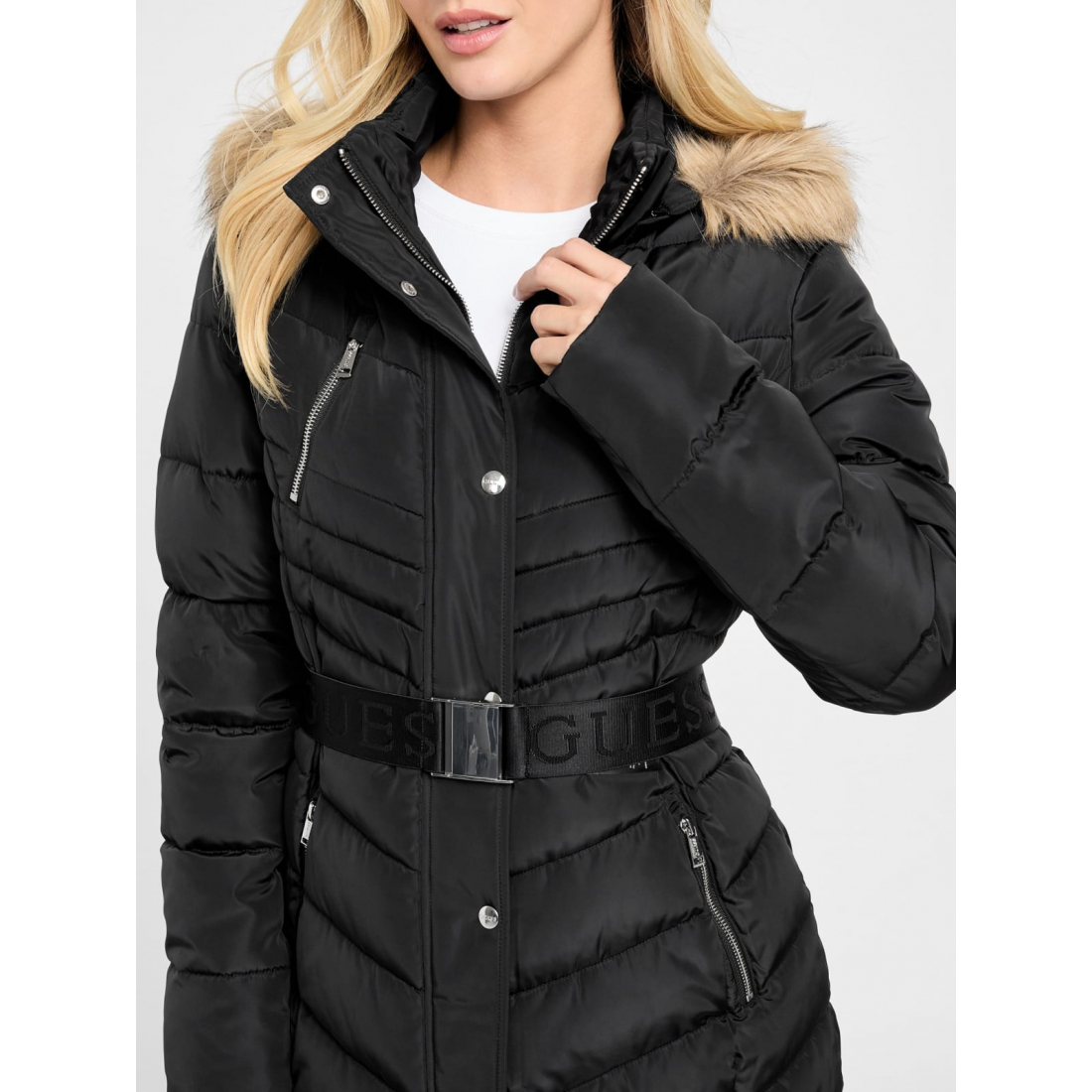 'Stevie Hooded Puffer Coat' pour Femmes