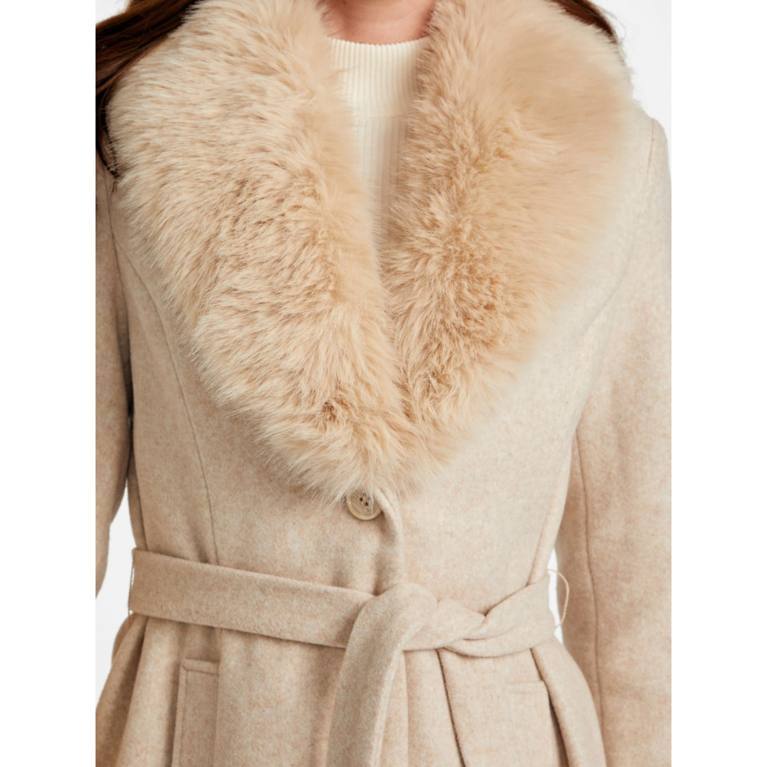 'Cheryl Faux-Fur Coat' pour Femmes