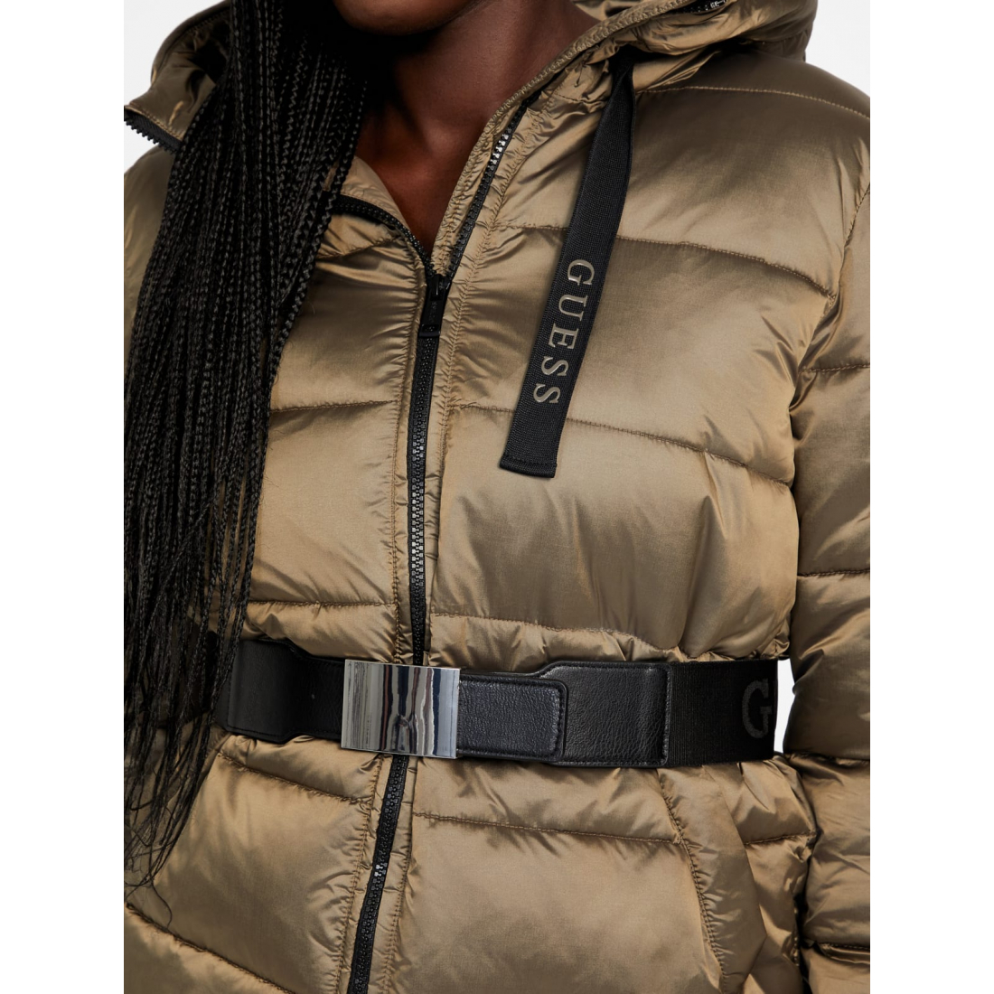 'Malina Woven Puffer Jacket' pour Femmes