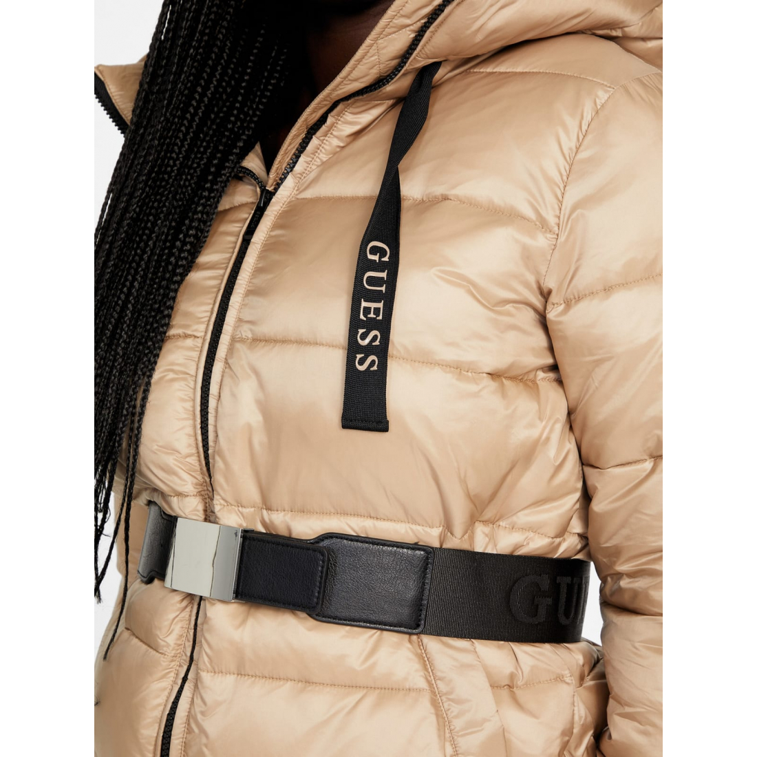 'Malina Woven Puffer Jacket' pour Femmes
