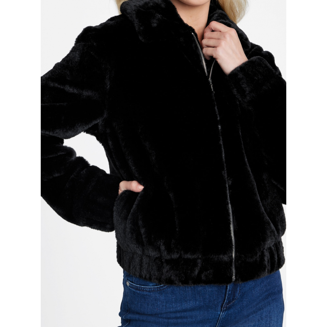 'Marlin Faux-Fur Jacket' pour Femmes