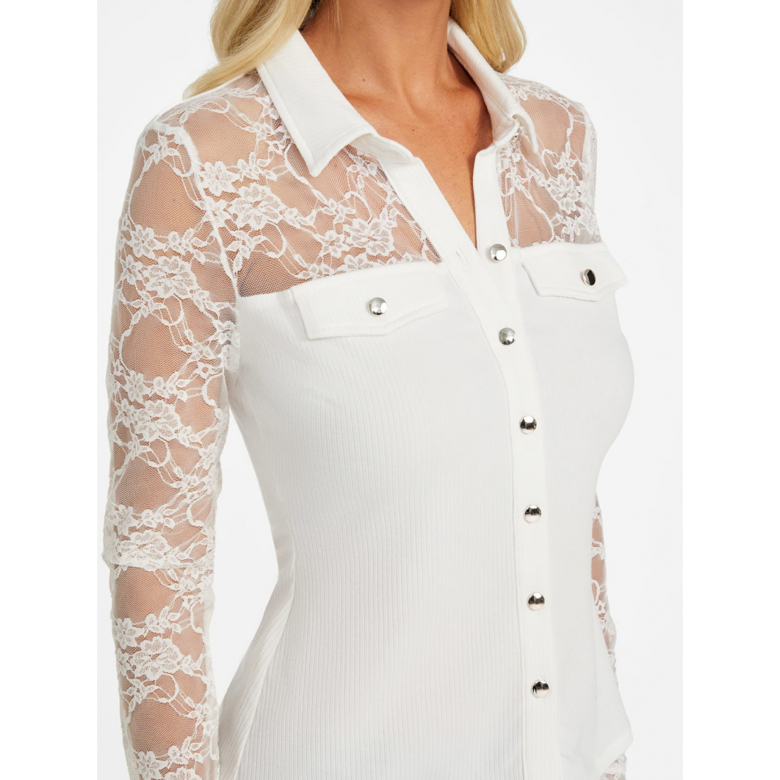 'Kendra Lace Top' pour Femmes