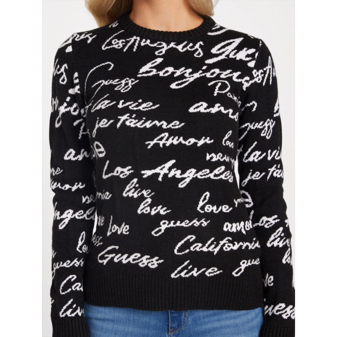 'Junie Logo Sweater' pour Femmes