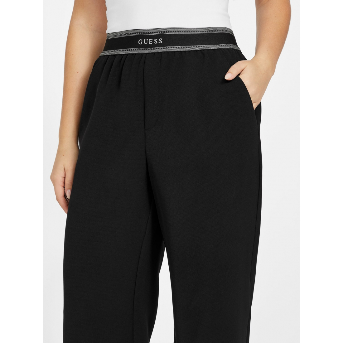 'Noella Logo Waistband Pants' pour Femmes
