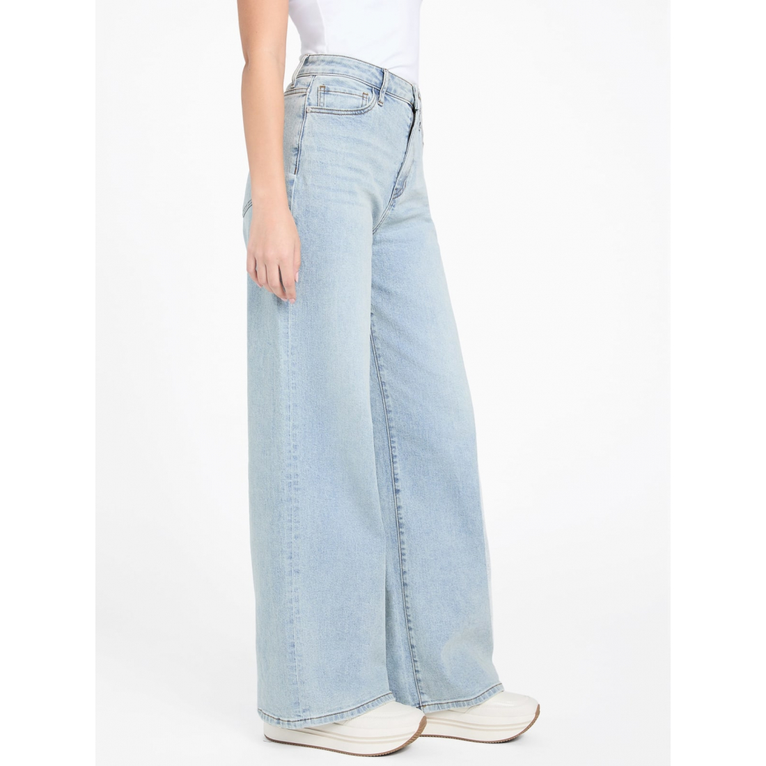 'Lisbeth Wide Leg Denim Pants' pour Femmes