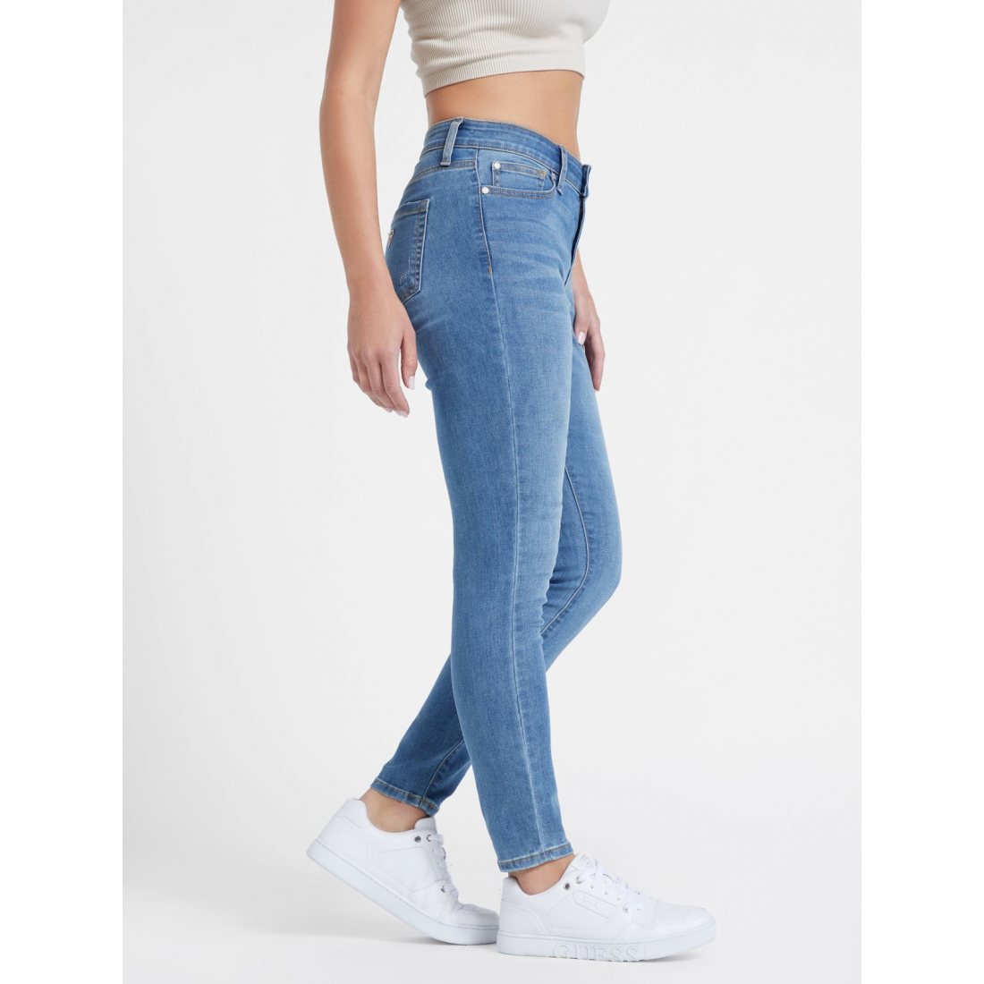 'Jaden Sculpt Mid-Rise Skinny Jeans' pour Femmes