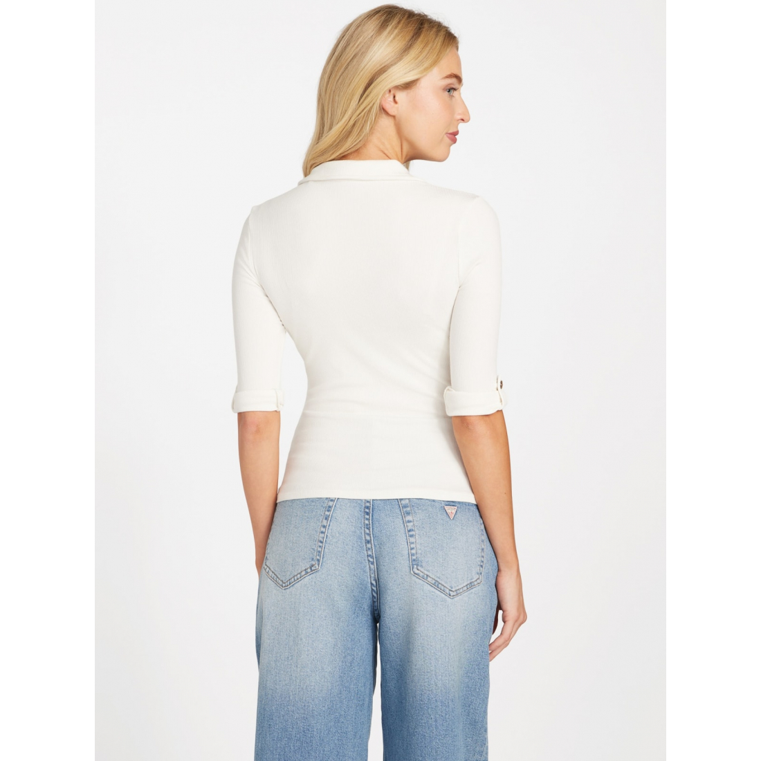 'Barcelona Long-Sleeve Polo Top' für Damen