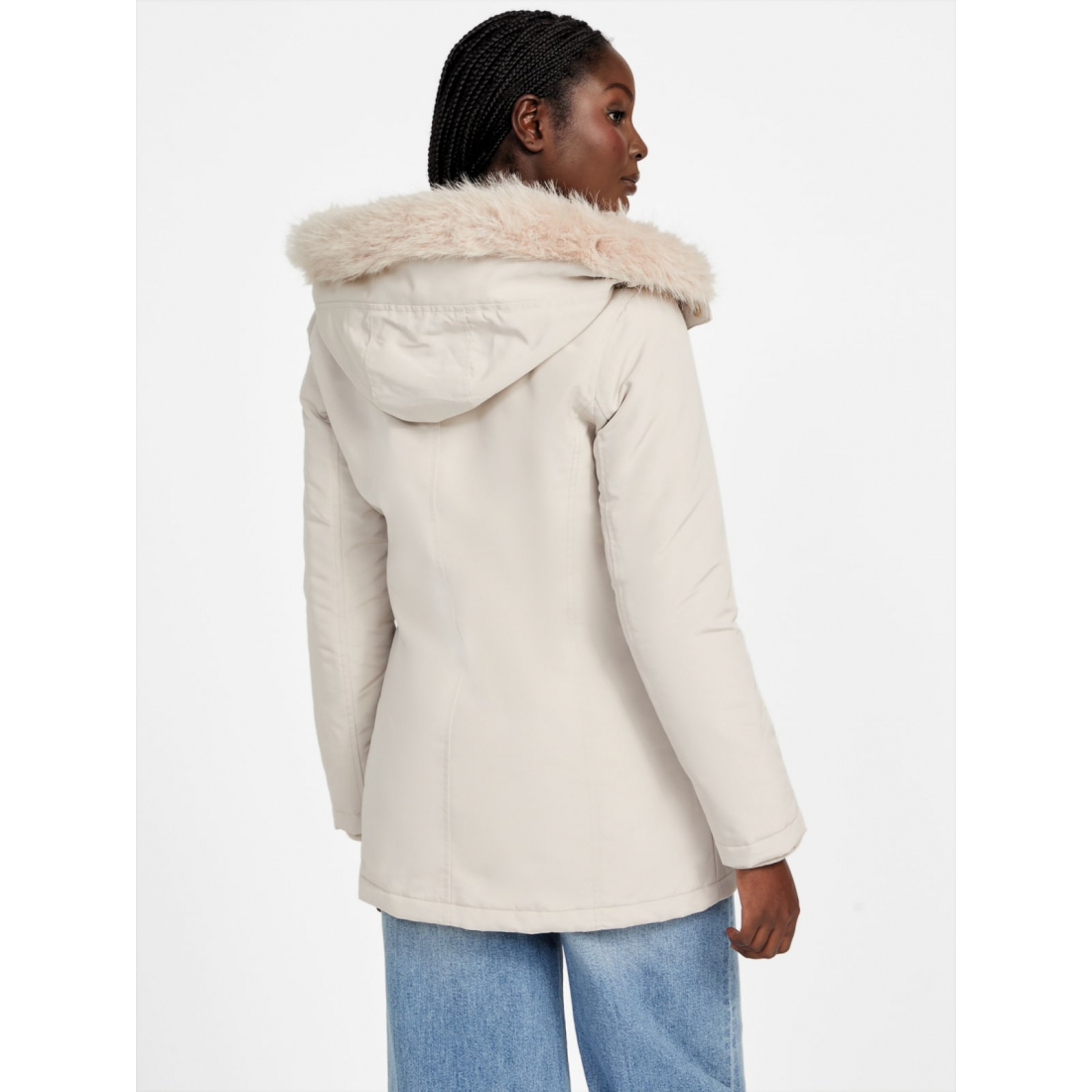 'Sammy Hooded Faux-Fur Jacket' pour Femmes