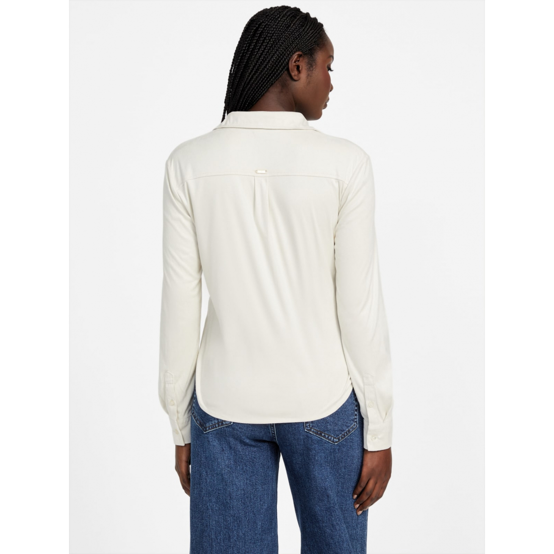 'Lerika Faux-Suede Shirt' pour Femmes