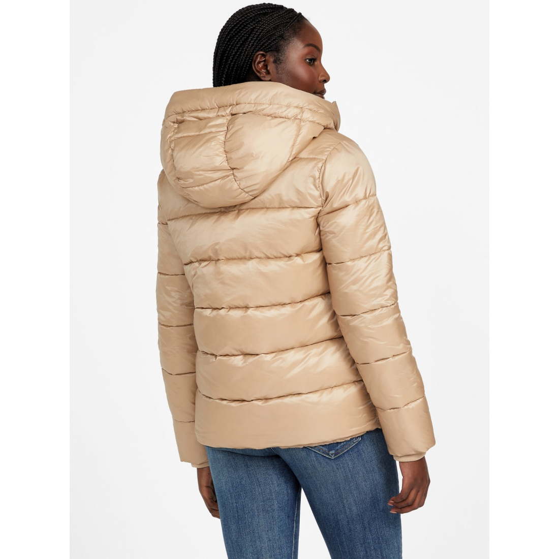'Malina Woven Puffer Jacket' pour Femmes