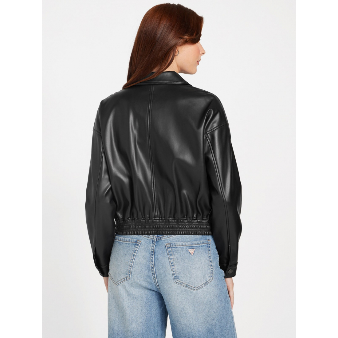'Amelia Faux-Leather Jacket' pour Femmes