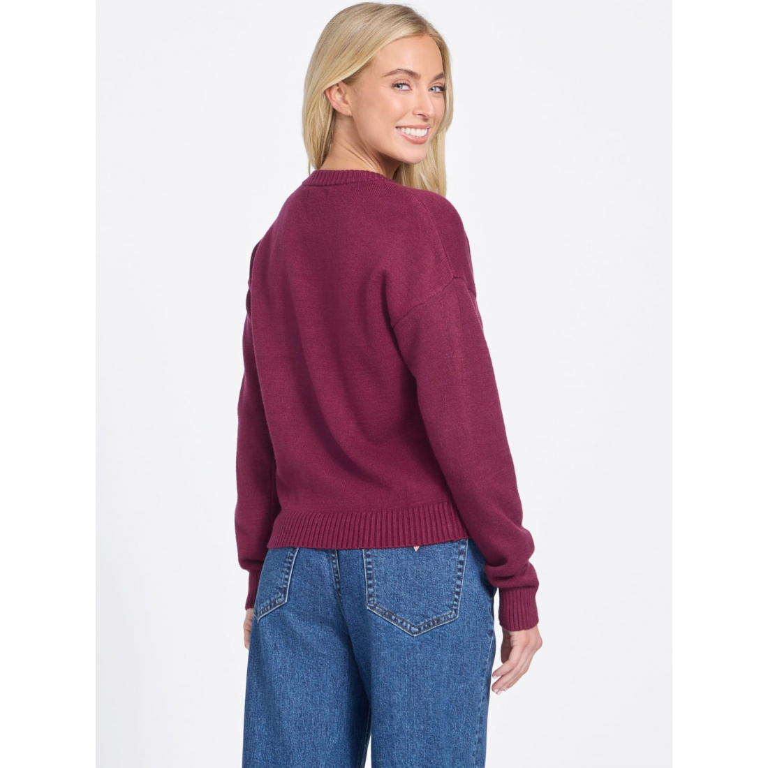 'Erin Beaded Logo Sweater' für Damen
