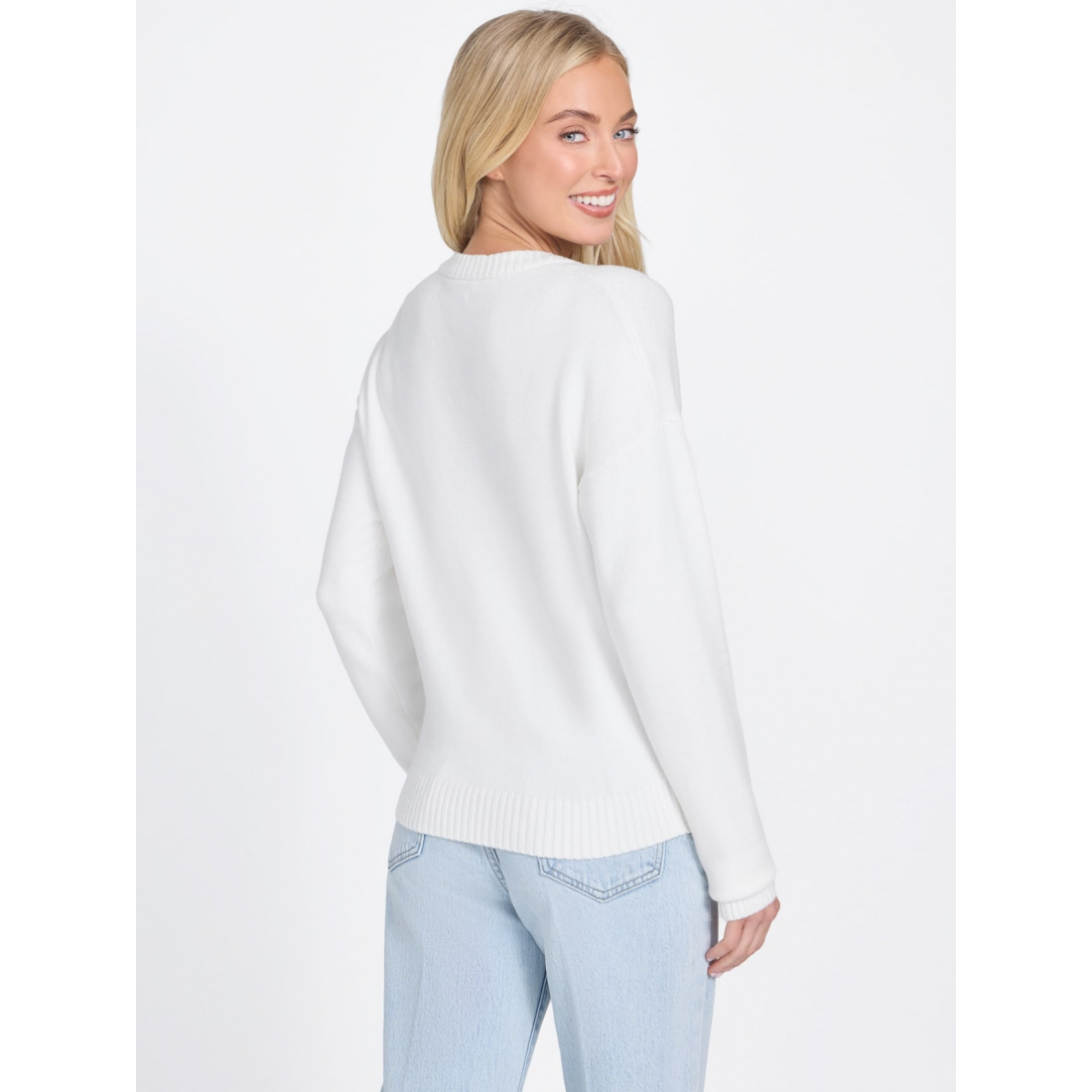 'Erin Beaded Logo Sweater' pour Femmes