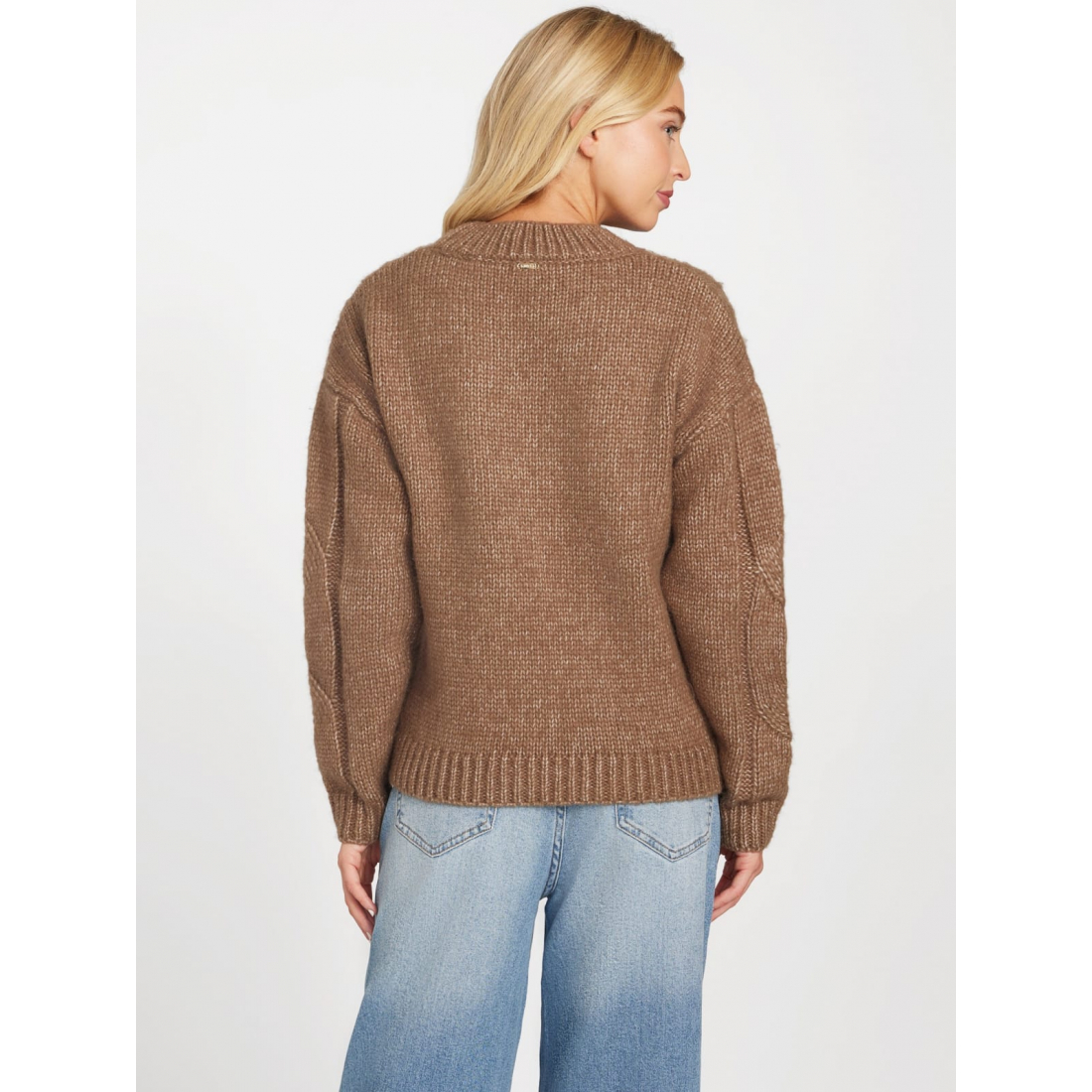 'Sabrina Cable-Knit Sweater' pour Femmes