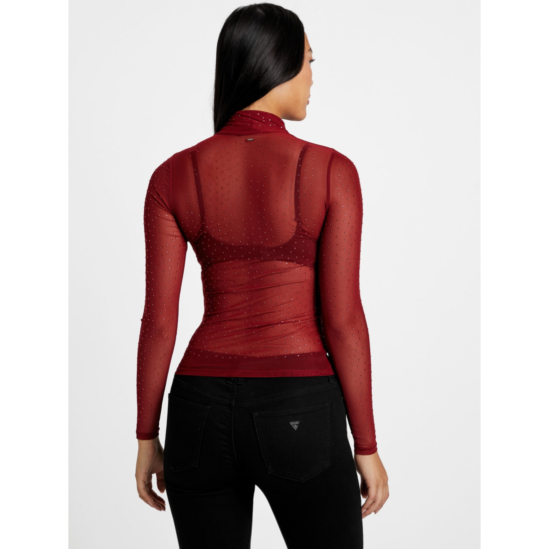 'Margo Mesh Knit Top' pour Femmes