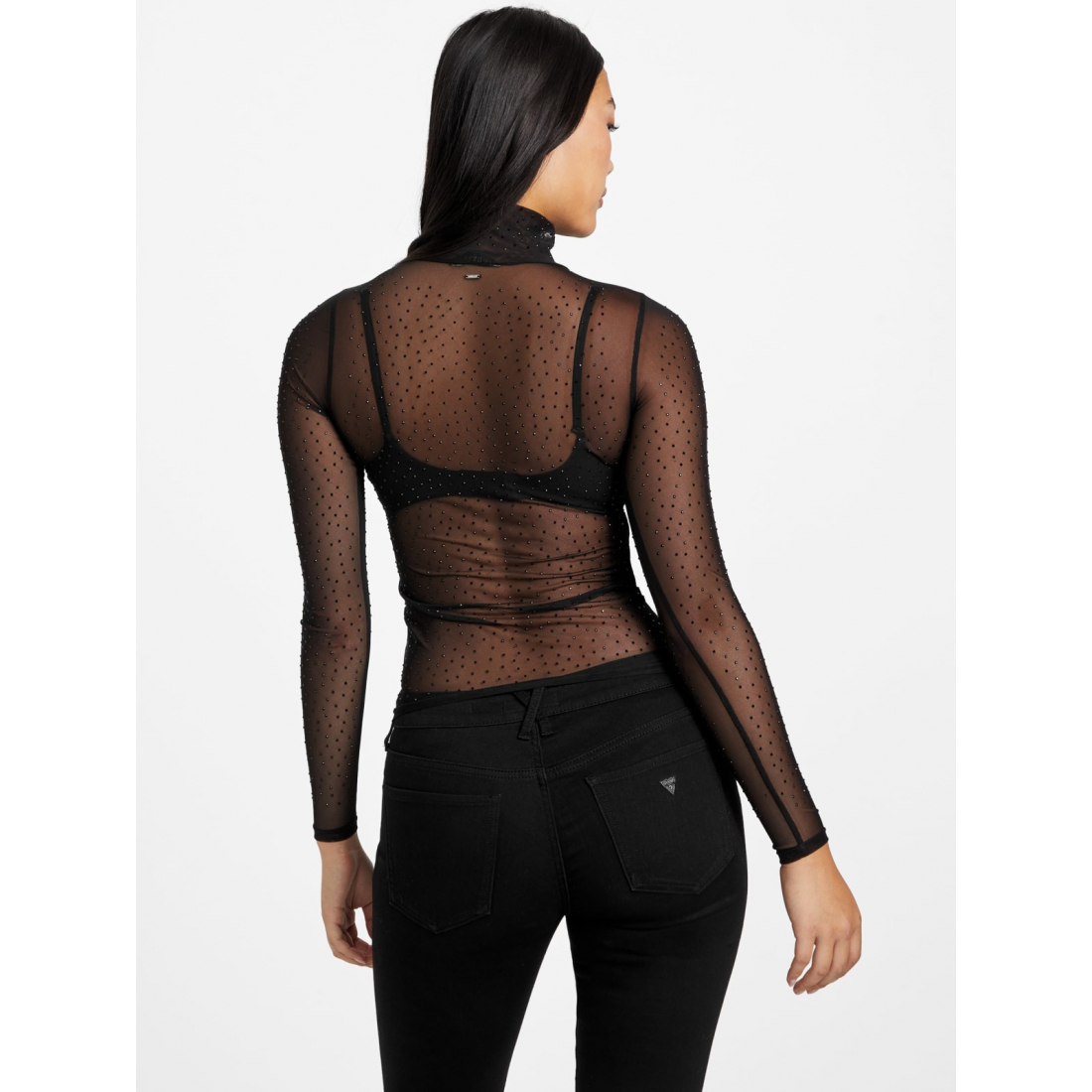 'Margo Mesh Knit Top' pour Femmes