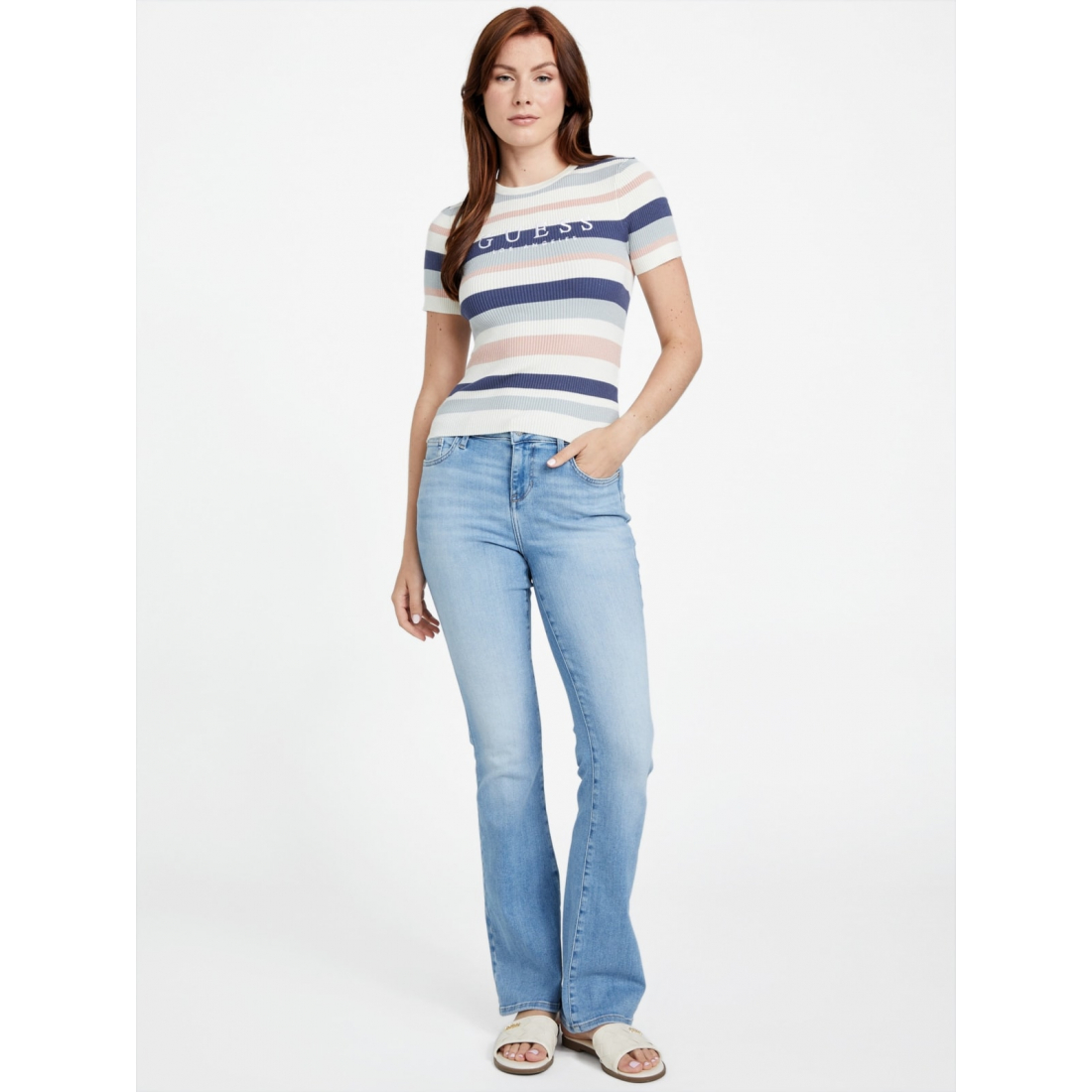 'Amiri Logo Sweater Top' pour Femmes