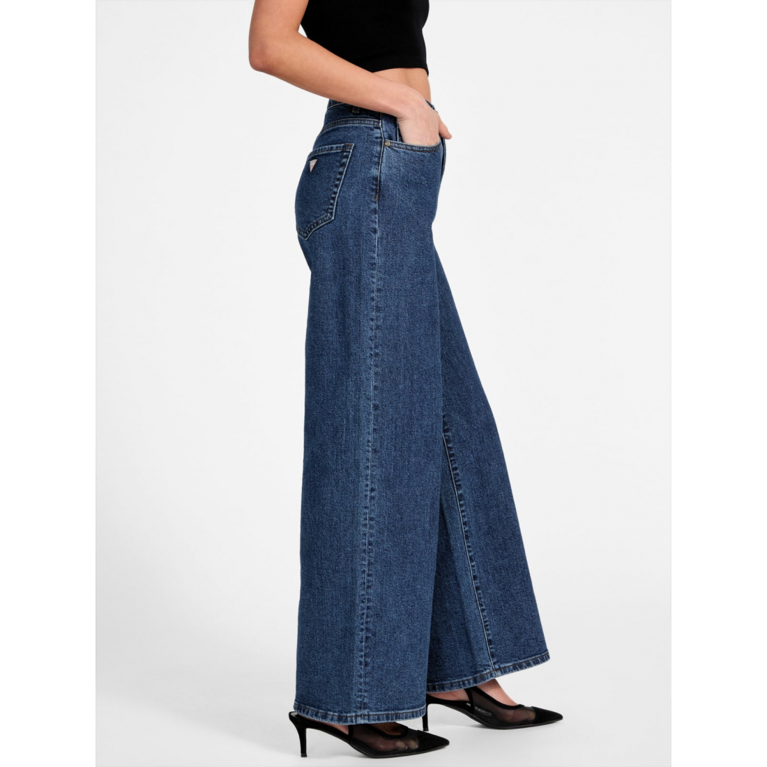 'Lisbeth Wide Leg Denim Pants' für Damen