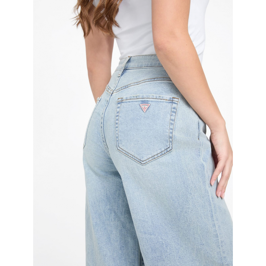 'Lisbeth Wide Leg Denim Pants' pour Femmes