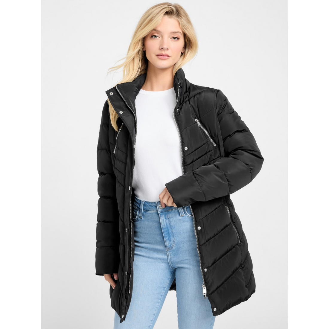 'Stevie Hooded Puffer Coat' pour Femmes