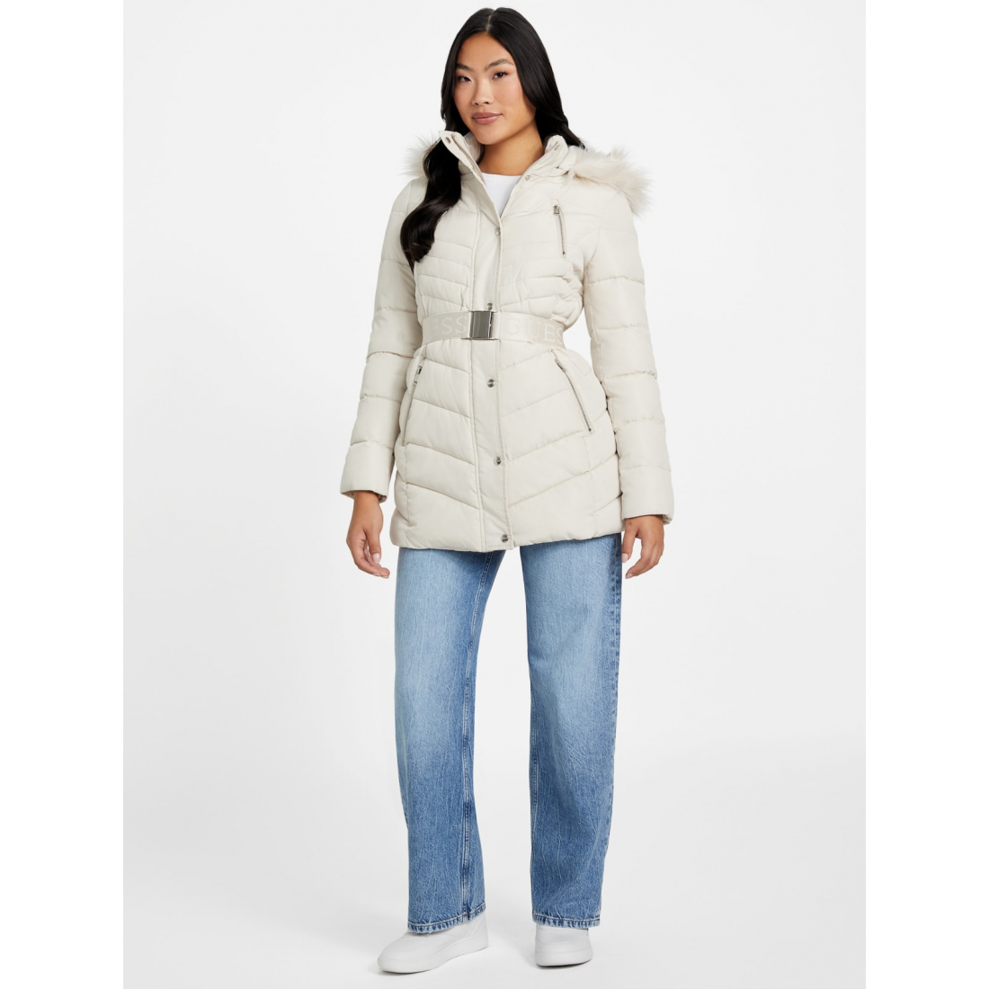 'Stevie Hooded Puffer Coat' pour Femmes