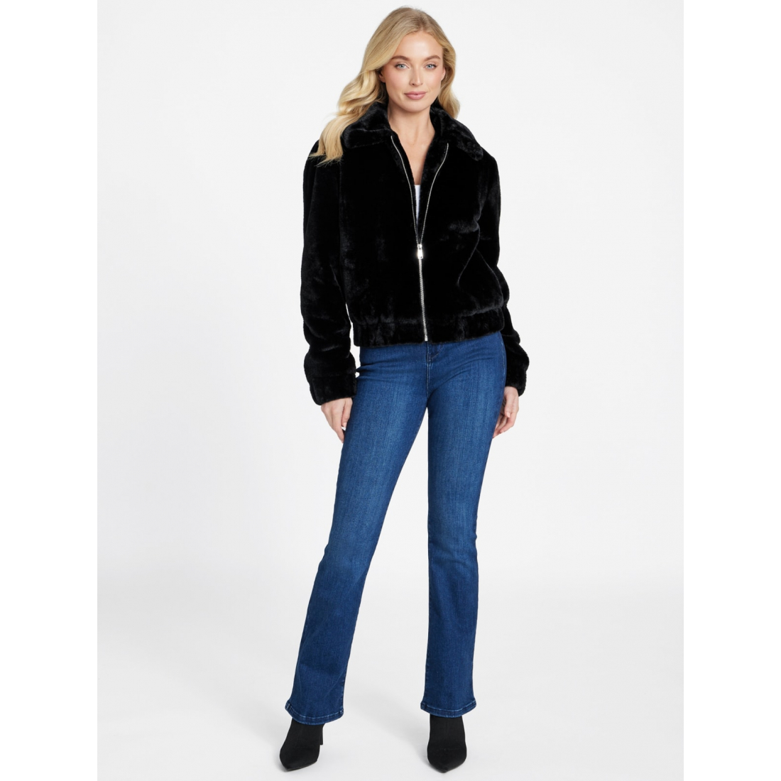 'Marlin Faux-Fur Jacket' pour Femmes