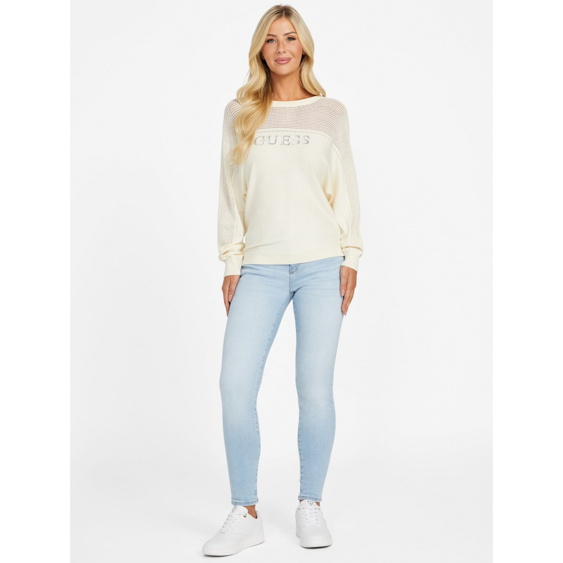 'Tina Crystal Crewneck Sweater' pour Femmes