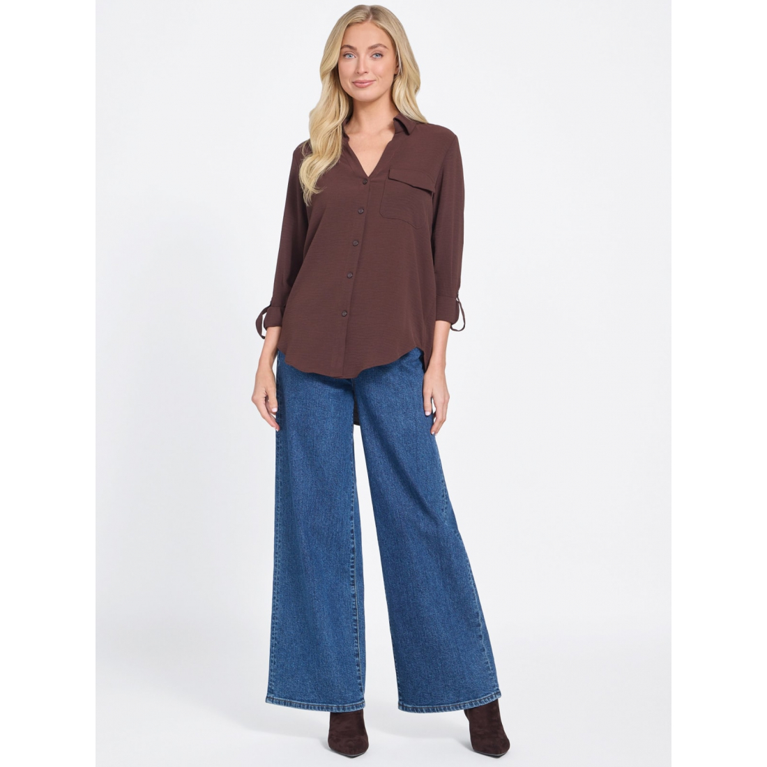 'Klara Button-Down Shirt' pour Femmes