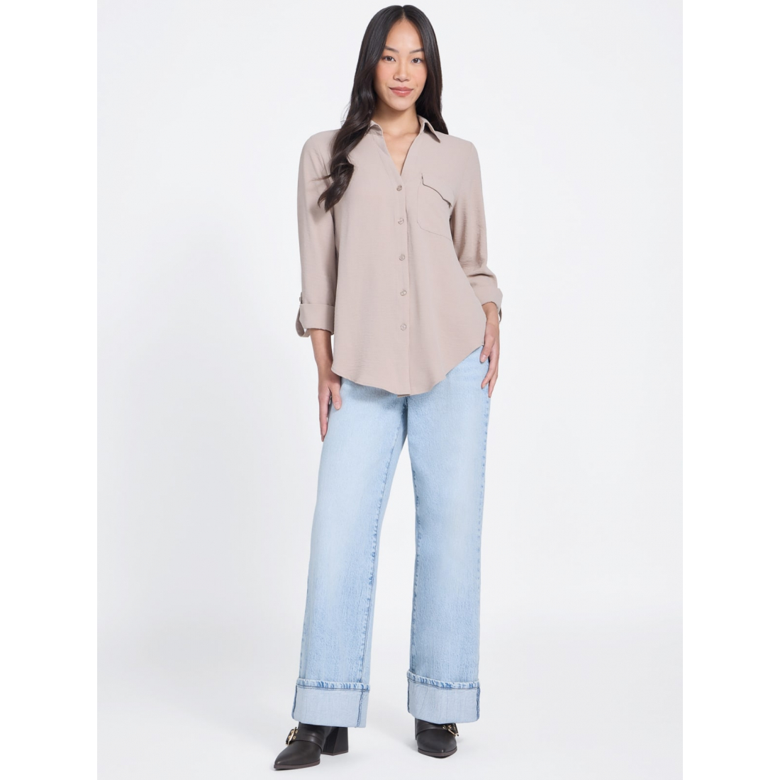 'Klara Button-Down Shirt' pour Femmes