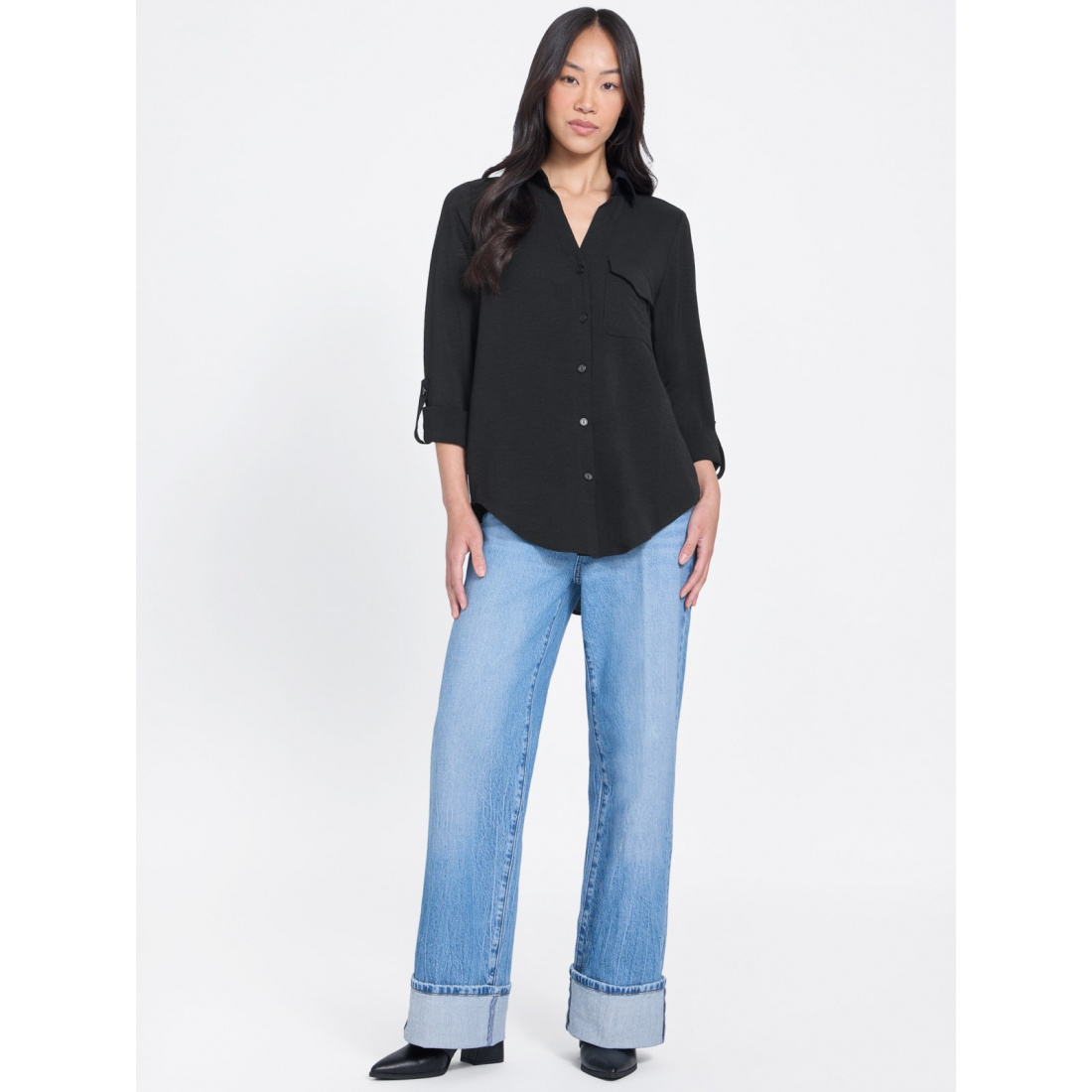 'Klara Button-Down Shirt' pour Femmes
