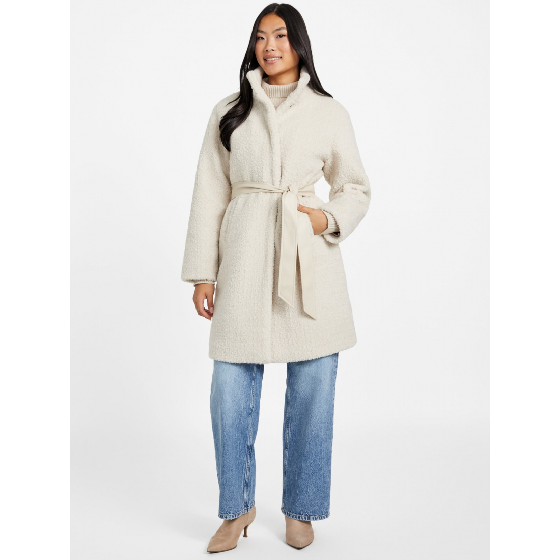 'Laila Shearling Coat' pour Femmes