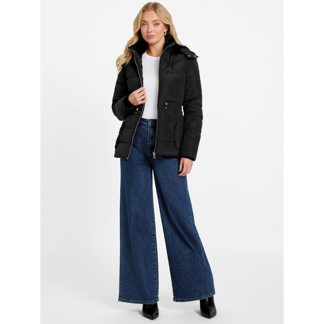 'Eco Glam Puffer Jacket' pour Femmes