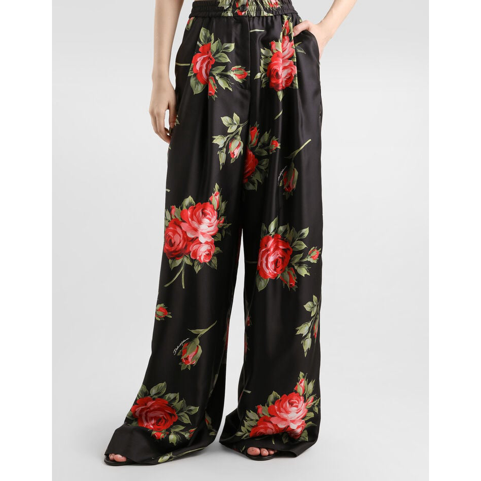 Pantalon 'Rose Bouquet-Print' pour Femmes