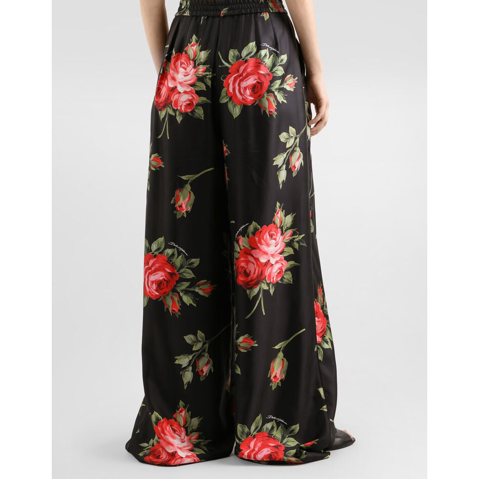 Pantalon 'Rose Bouquet-Print' pour Femmes