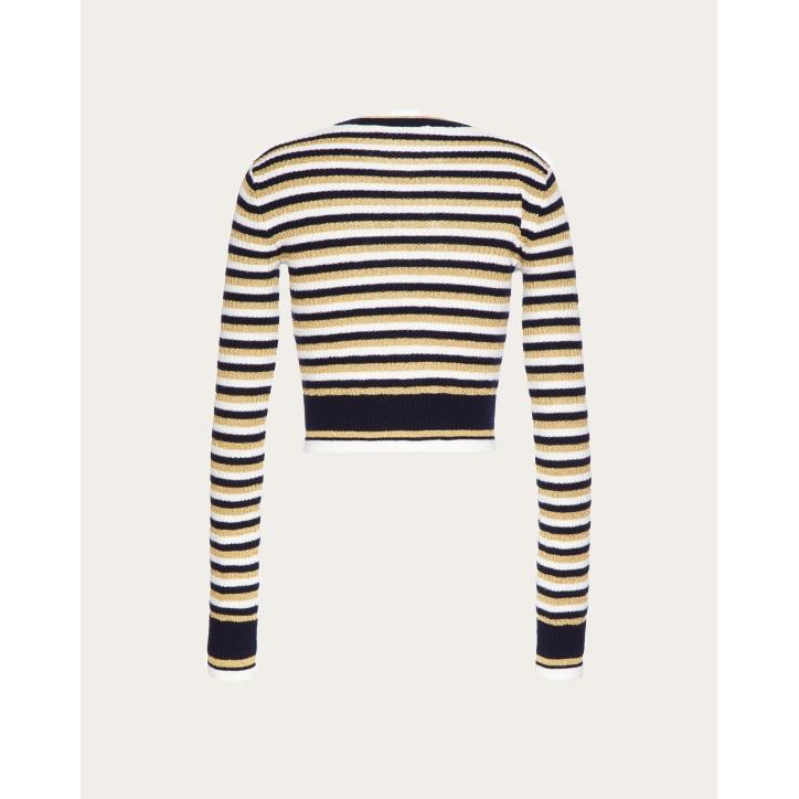 'Crew-Neck' Pullover für Damen