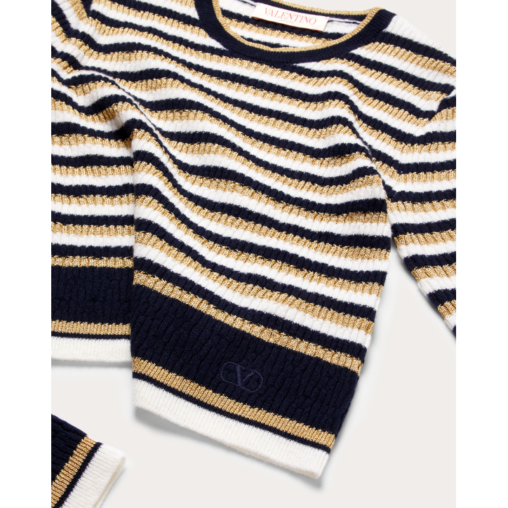 'Crew-Neck' Pullover für Damen