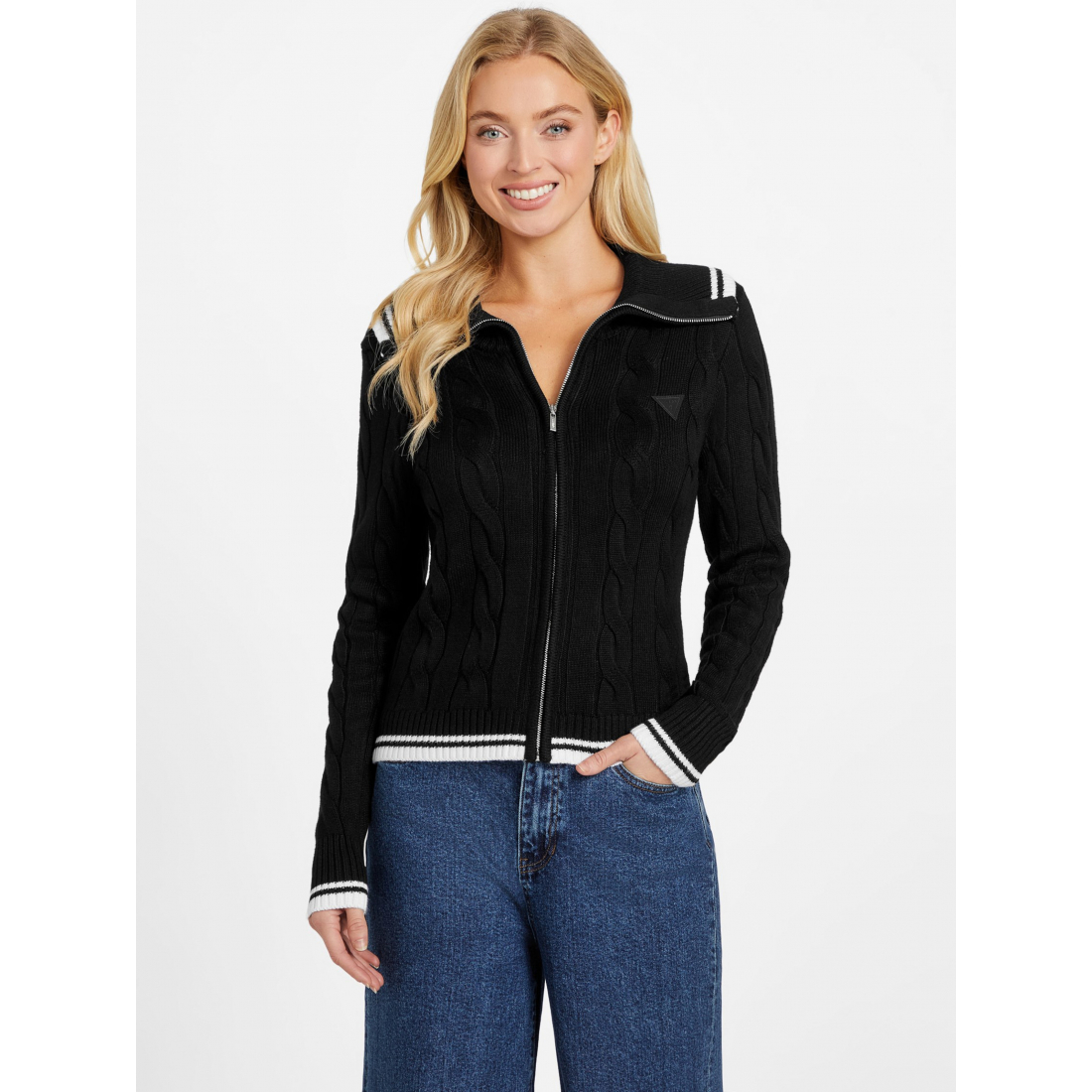 'Vicky Zip Sweater' pour Femmes