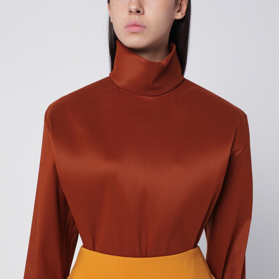 Pull à col roulé 'Structured Shoulder' pour Femmes