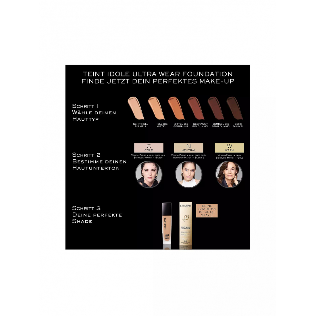 'Teint Idôle Ultra Wear' Liquid Foundation - 455W 30 ml