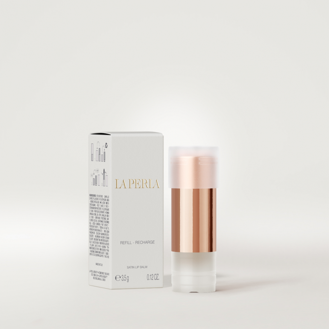 Recharge de baume à lèvres 'Satin' - 204 Almond Lips 3.5 g