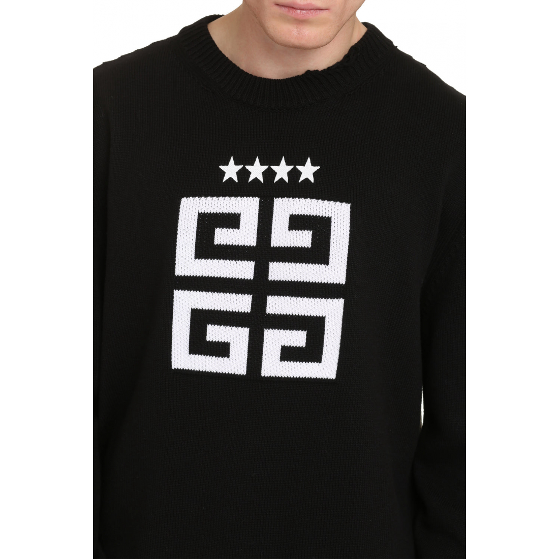 'Crew-Neck' Pullover für Herren
