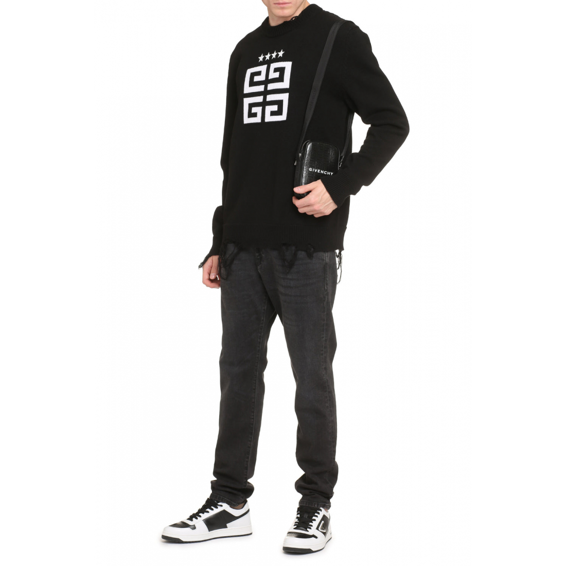 'Crew-Neck' Pullover für Herren