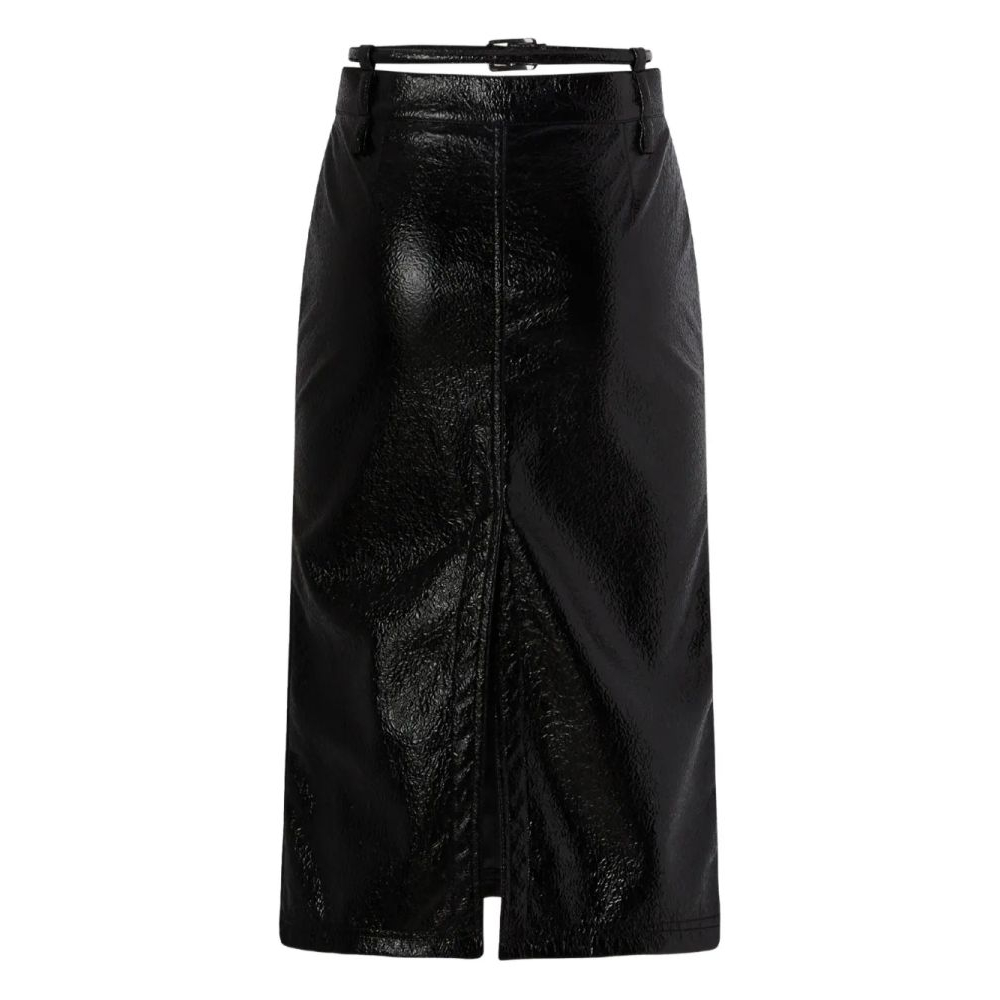 'Belted' Midi Rock für Damen