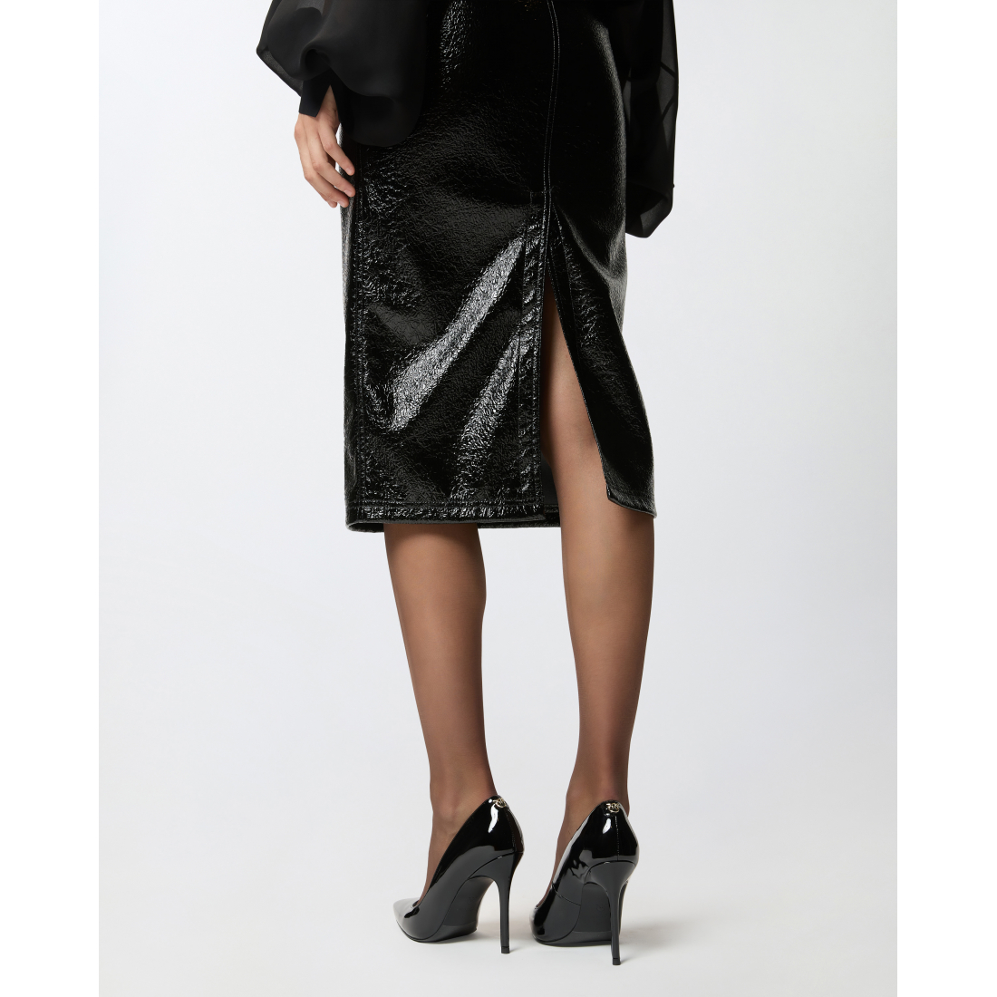 'Belted' Midi Rock für Damen